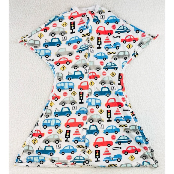 SLEEPING BABY • White/Multi Busy Town Zipadee-Zip Swaddle Transition Sleep Sack - Picture 13 of 13